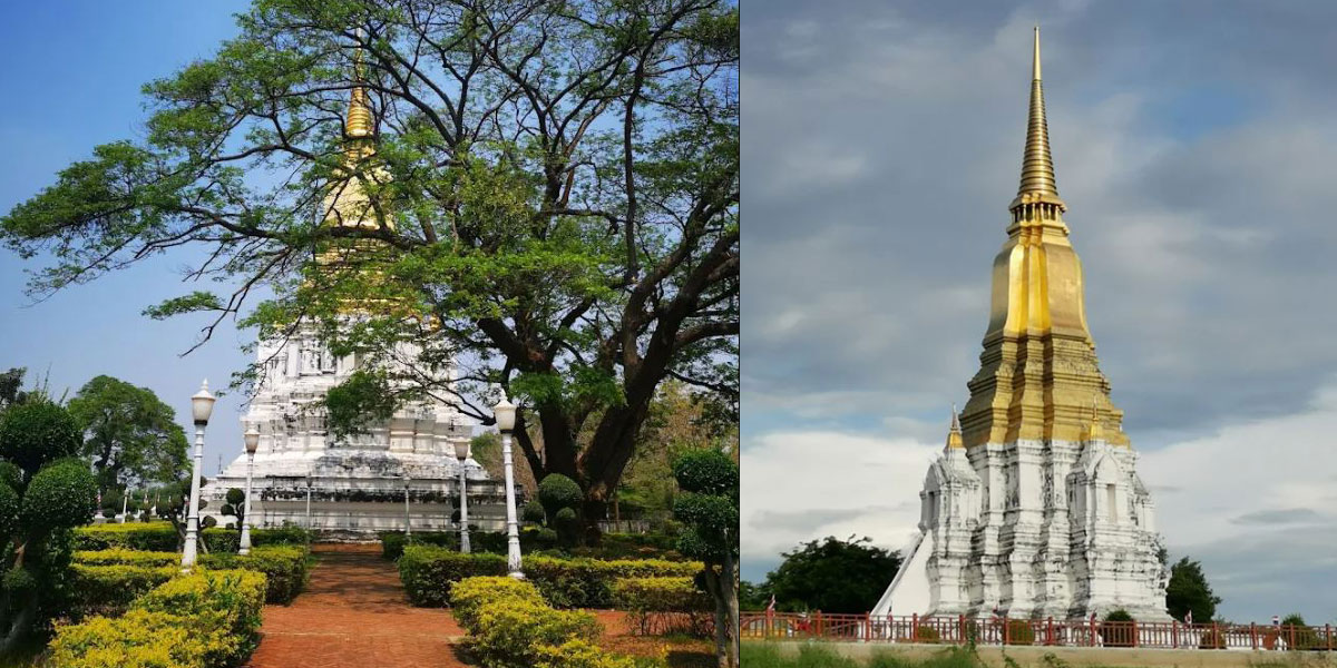 Phra Chedi Sri Suriyothai Ayutthaya Thailand