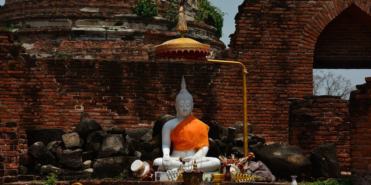 Wat Kudi Dao Ayutthaya Thailand